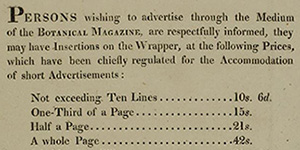 Curtis’s Botanical Magazine wrappers