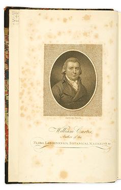 <p>William Curtis, Author of the <em>Flora Londinensis, Botanical Magazine</em> &amp; c., engraving by F[rancis] Sansom (fl.1780s–1810s) for <em>General Indexes to the Plants Contained in the First Forty-Two Volumes of the Botanical Magazine in Two Parts</em> (London, Stephen Couchman, Throgmorton-Street; Sherwood, Neely, &amp; Jones, 20, Paternoster-Row, 1817, frontispiece), HI Library call no. DQ2 C979.</p>